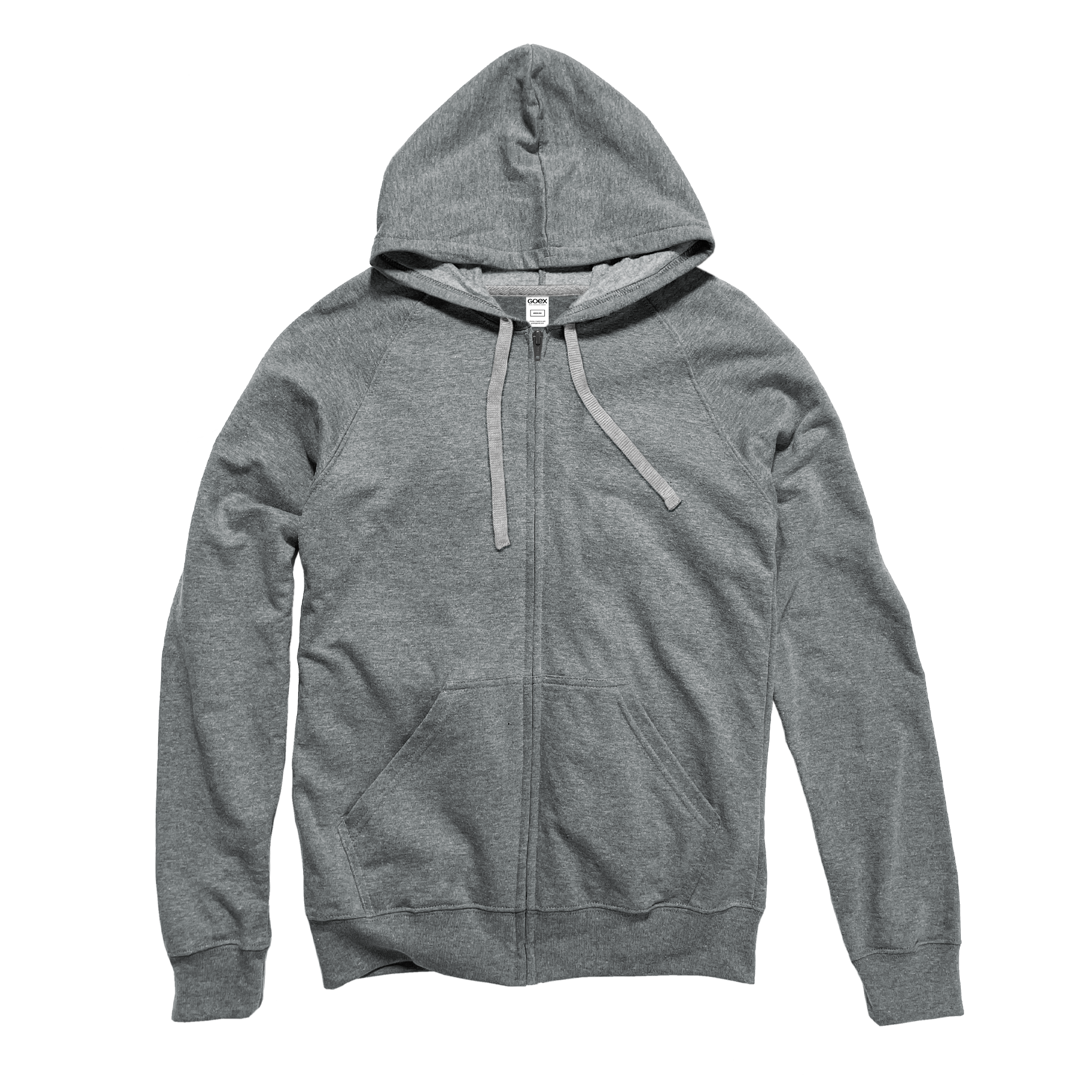 Unisex Heathered Full Zip Hood
