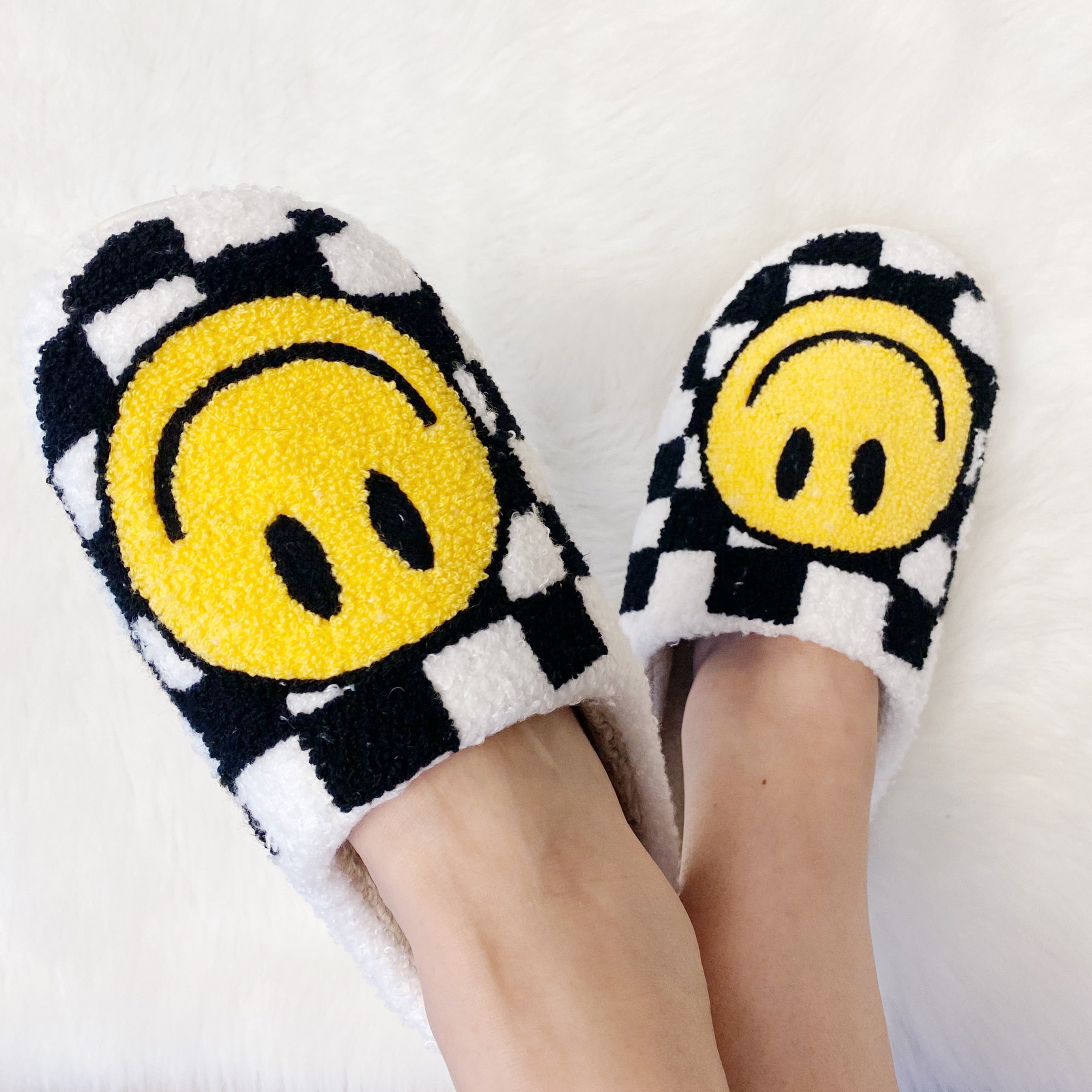Check On Your Smile Cozy Lounge Slippers