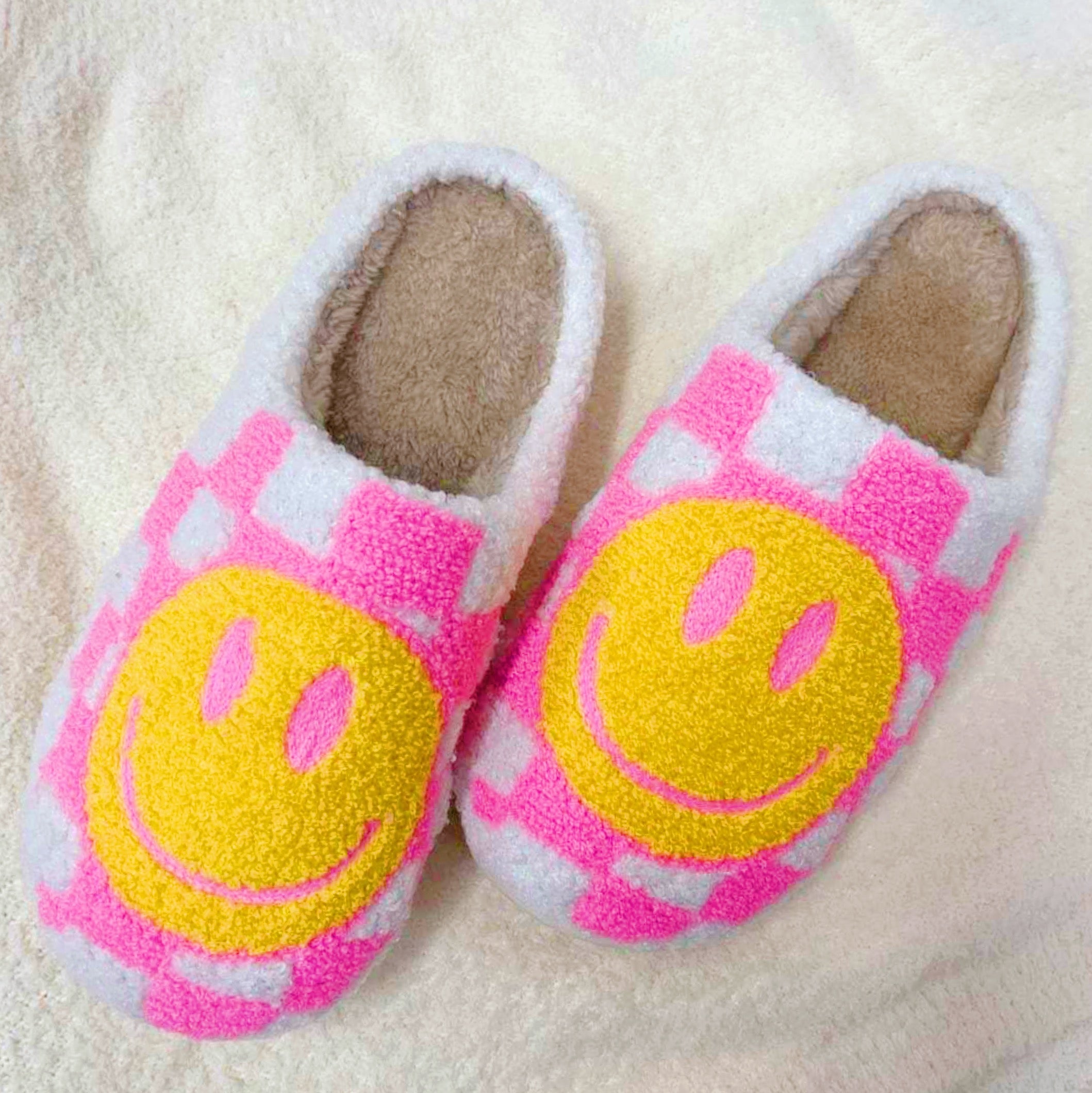 Check On Your Smile Cozy Lounge Slippers