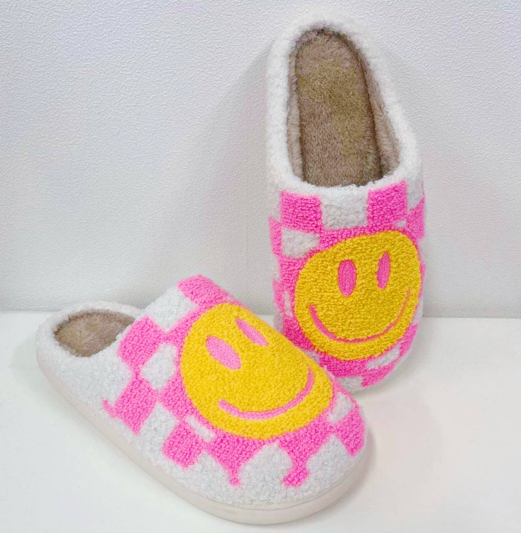 Check On Your Smile Cozy Lounge Slippers