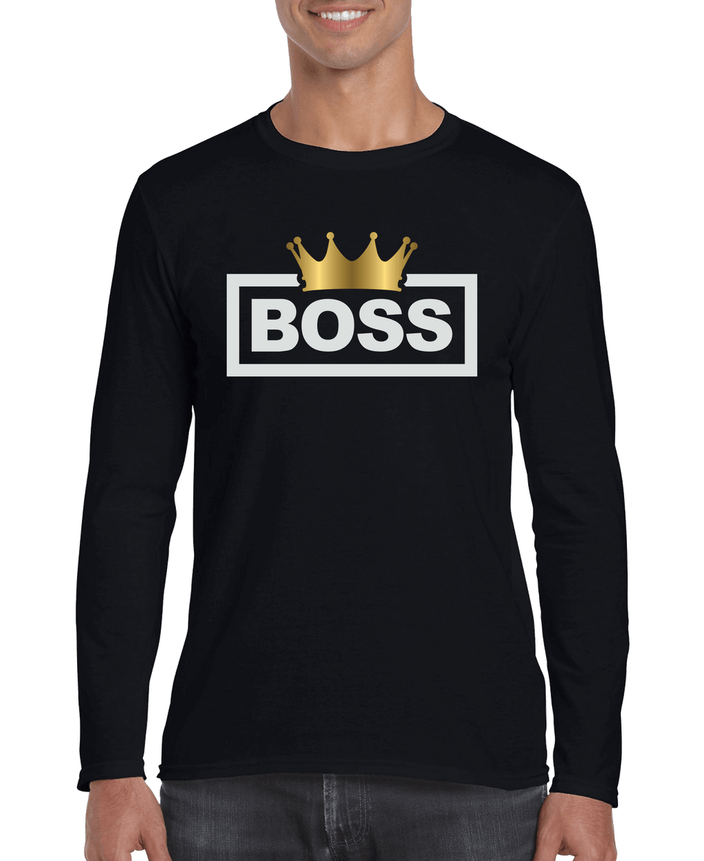 Boss Crown Men's Long Sleeve Shirt