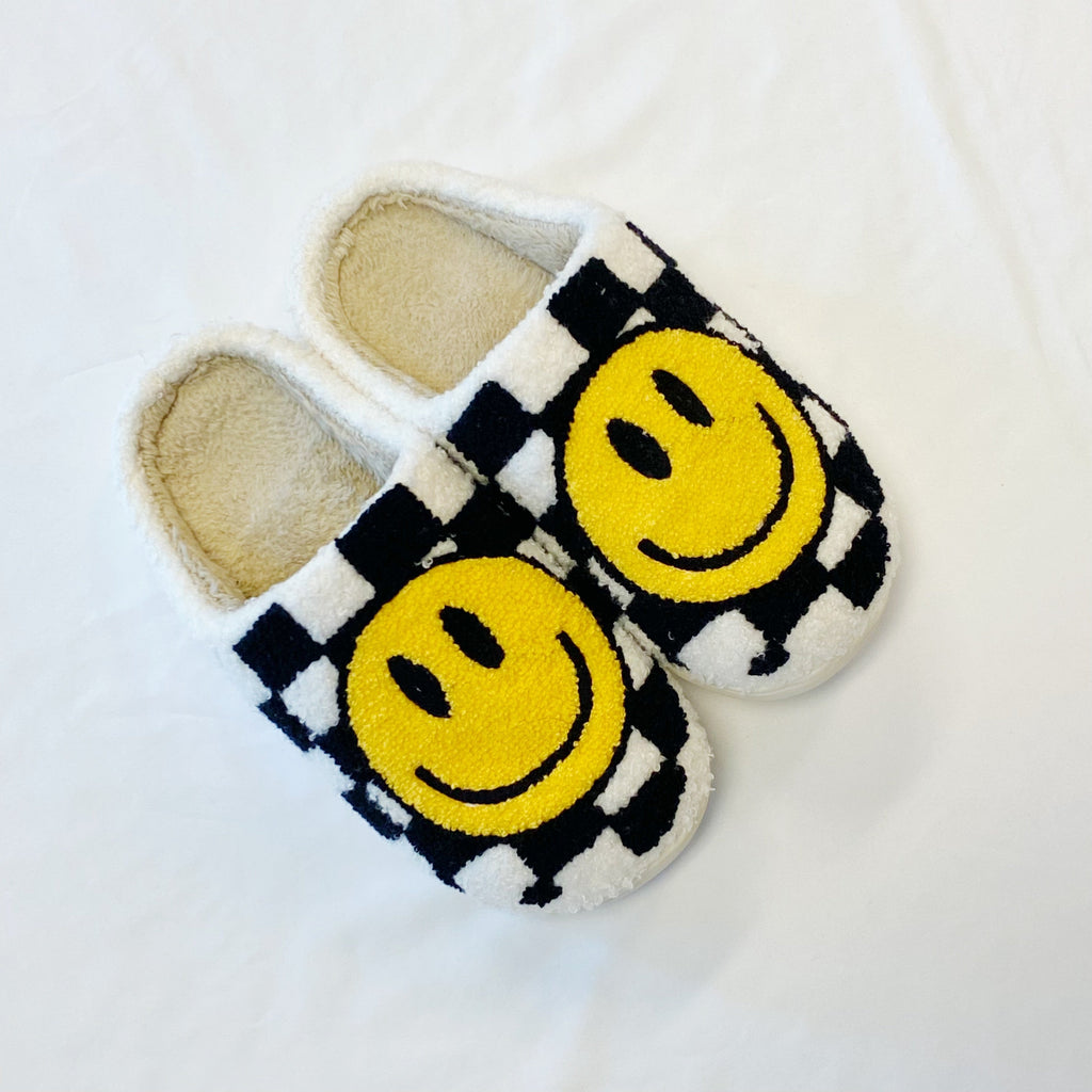 Check On Your Smile Cozy Lounge Slippers
