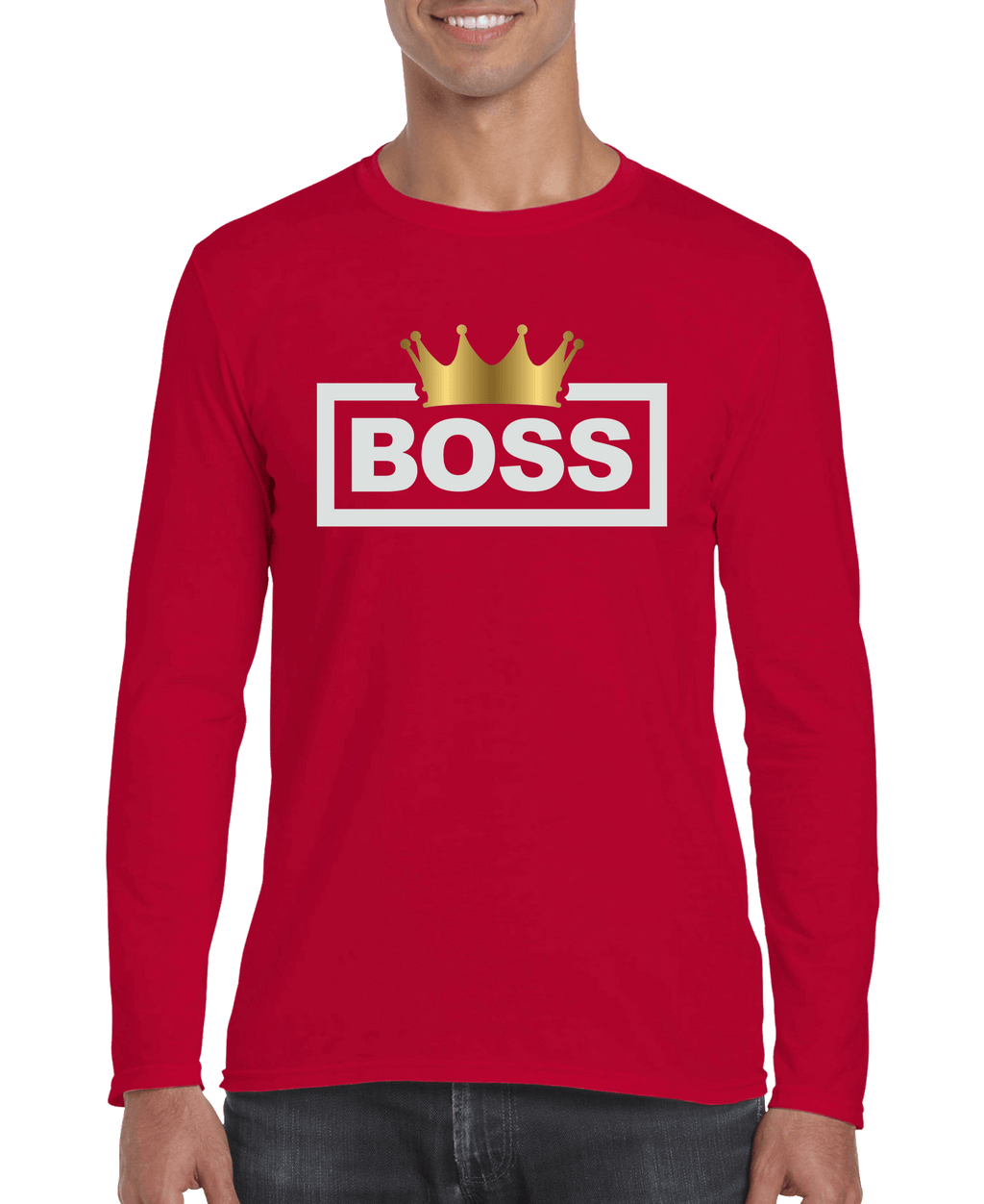 Boss Crown Men's Long Sleeve Shirt