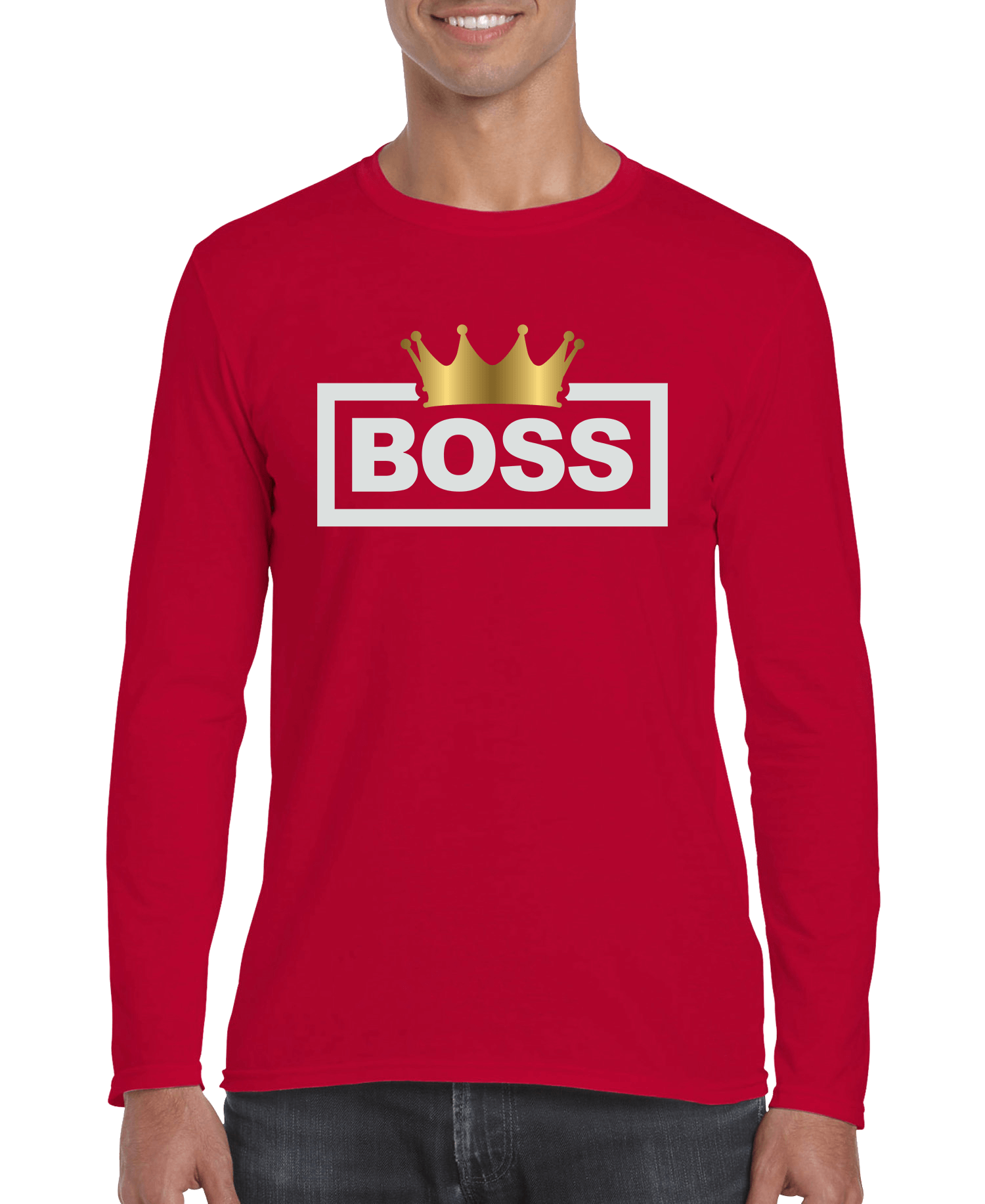 Boss Crown Men's Long Sleeve Shirt