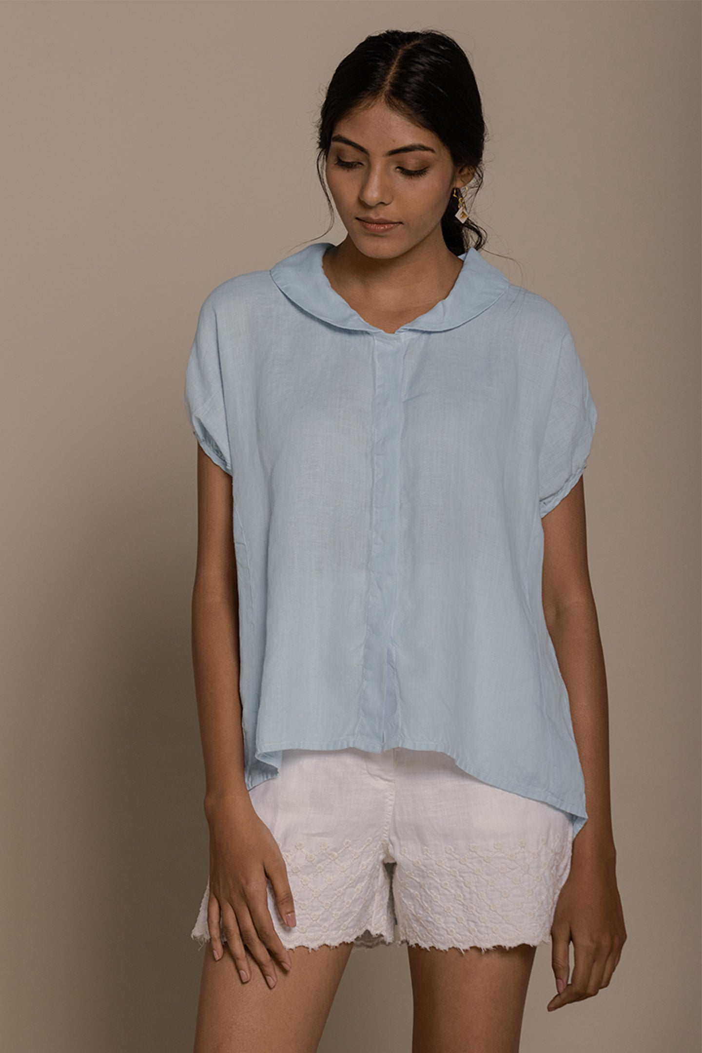 The Morning Coffee Summer Blue Shirt