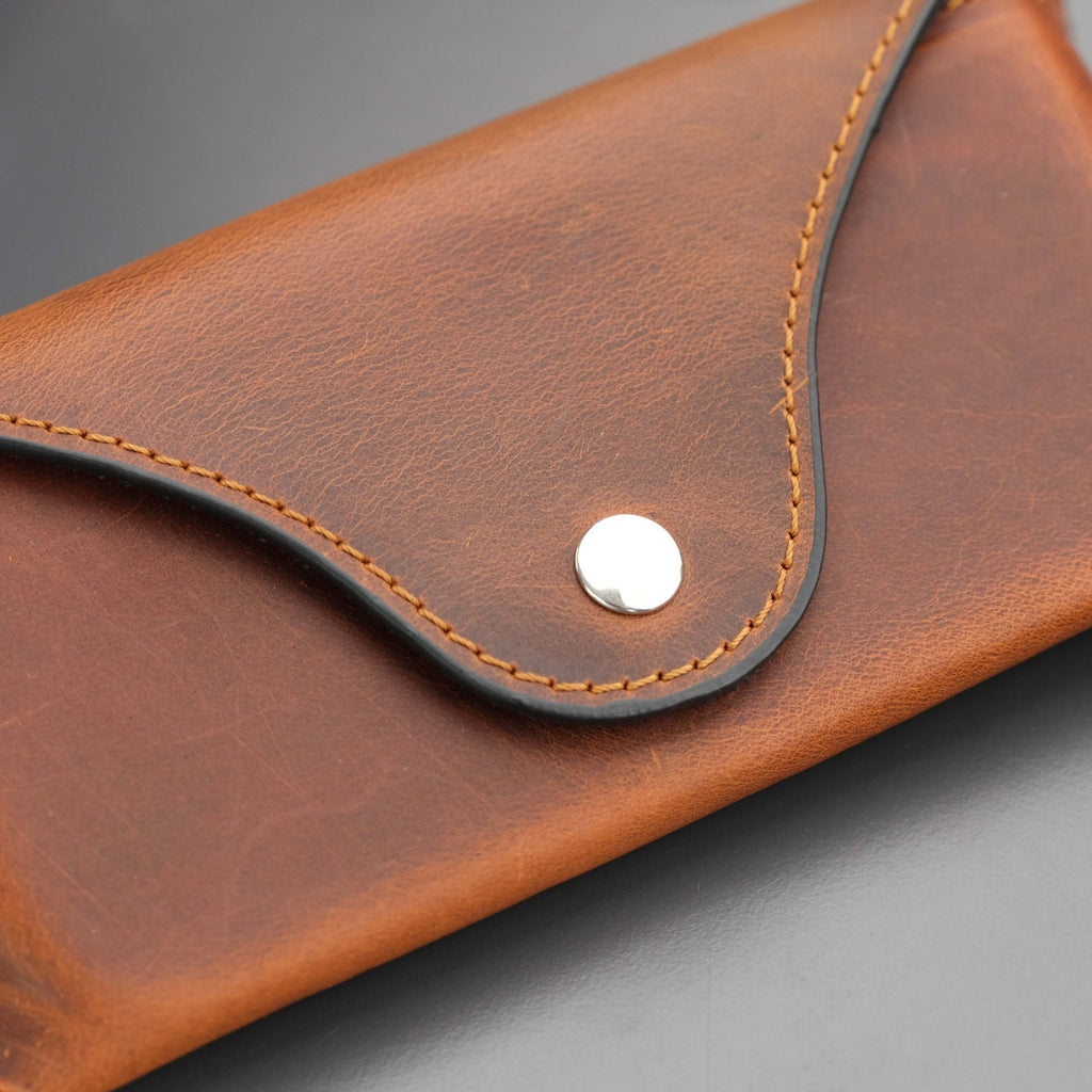 Rochester Full-Grain Leather Eyeglass Case