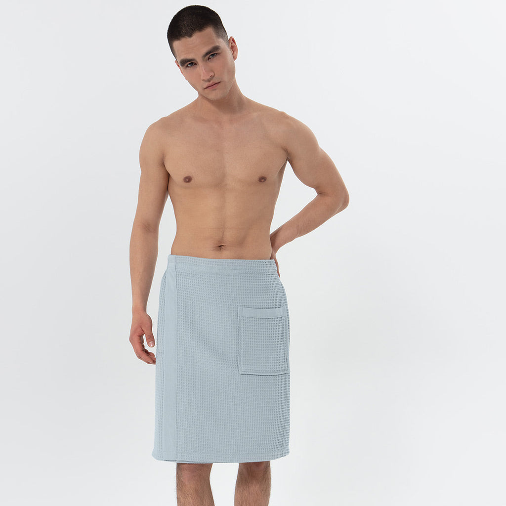 Men’s Organic Turkish Cotton Waffle Towel Wrap