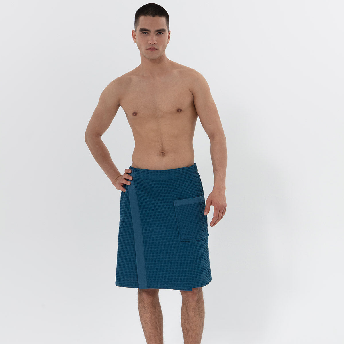 Men’s Organic Turkish Cotton Waffle Towel Wrap