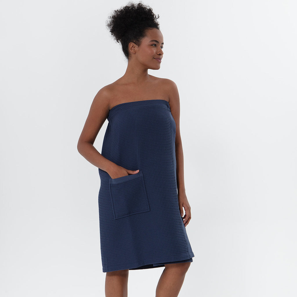 Women’s Organic Turkish Cotton Waffle Towel Wrap