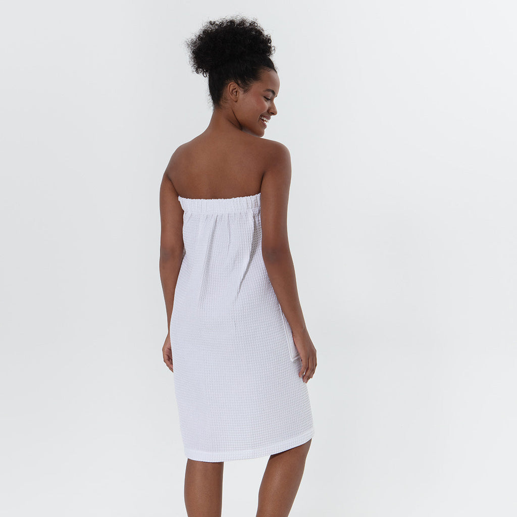 Women’s Organic Turkish Cotton Waffle Towel Wrap