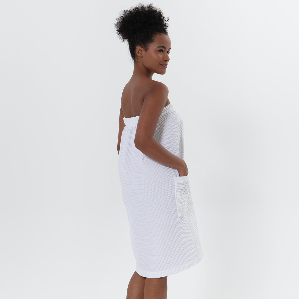 Women’s Organic Turkish Cotton Waffle Towel Wrap